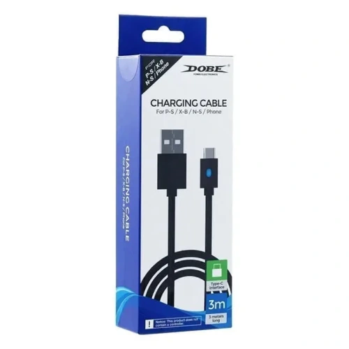 Кабель для передачи данных и зарядки PS5 геймпада USB-Type C, 3м TP5-3585[АКСЕССУАРЫ]